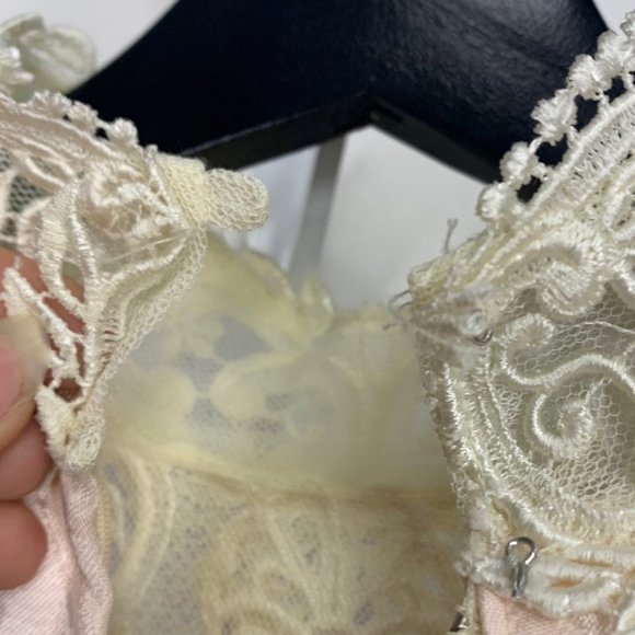 Vintage 90s Jessica McClintock Victorian Brocade Dress Medium - Picture 12 of 14